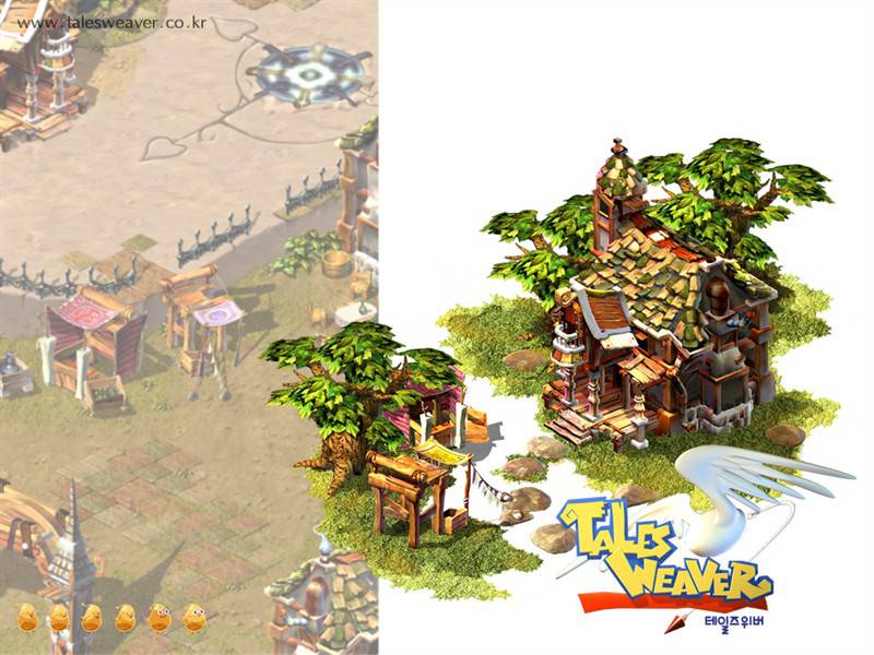 韩国2d网络游戏《天翼之链》壁纸