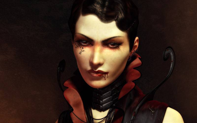 游戏中的美女高清壁纸精选