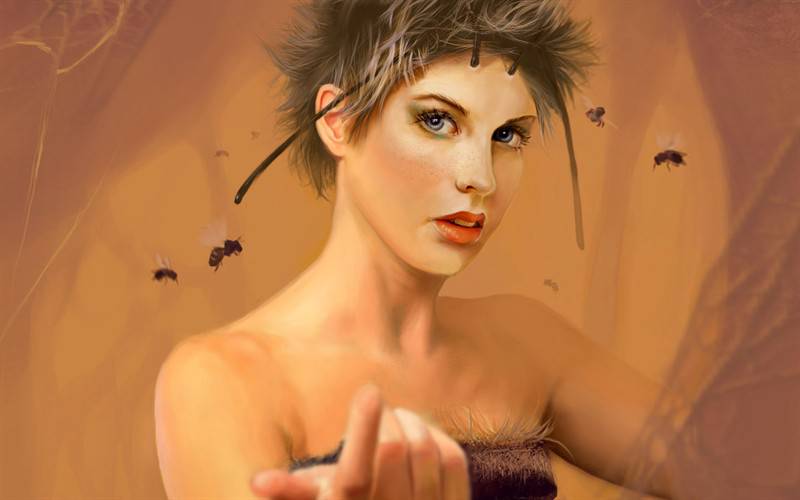 游戏中的美女高清壁纸精选