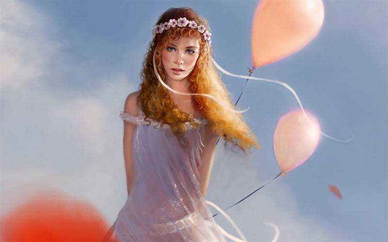 游戏中的美女高清壁纸精选