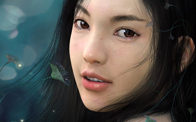 游戏中的美女高清壁纸精选