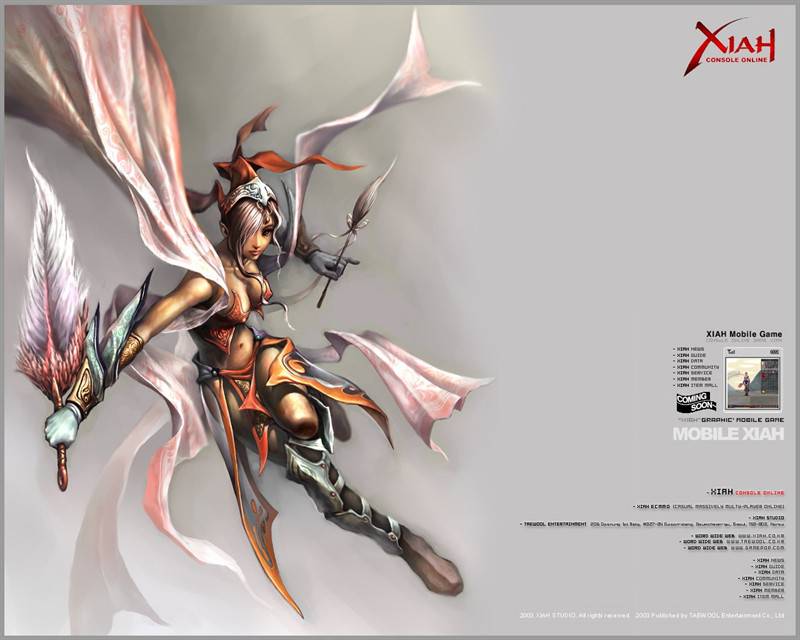 武侠类网络游戏《奇侠》精美壁纸