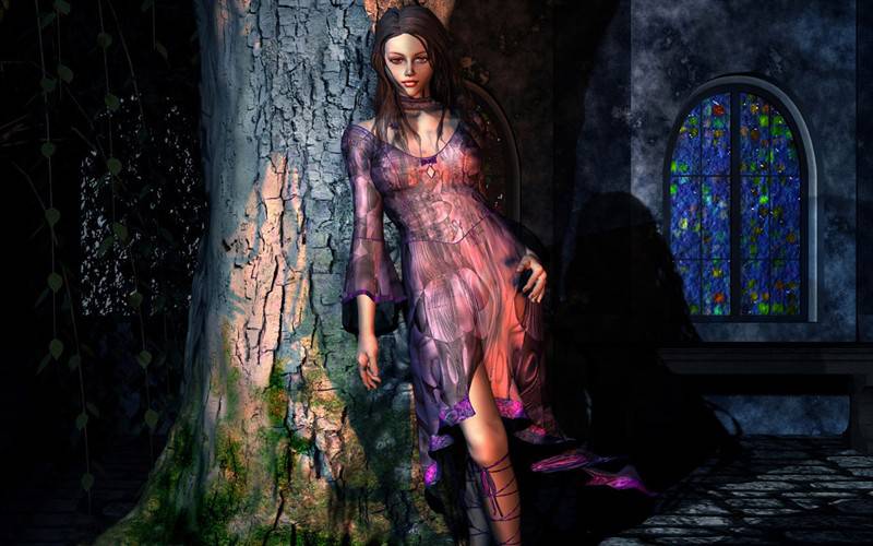 网络游戏女角色人物壁纸