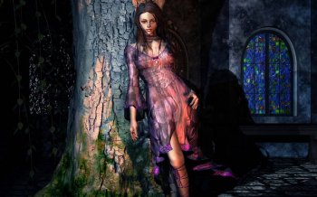 网络游戏女角色人物壁纸