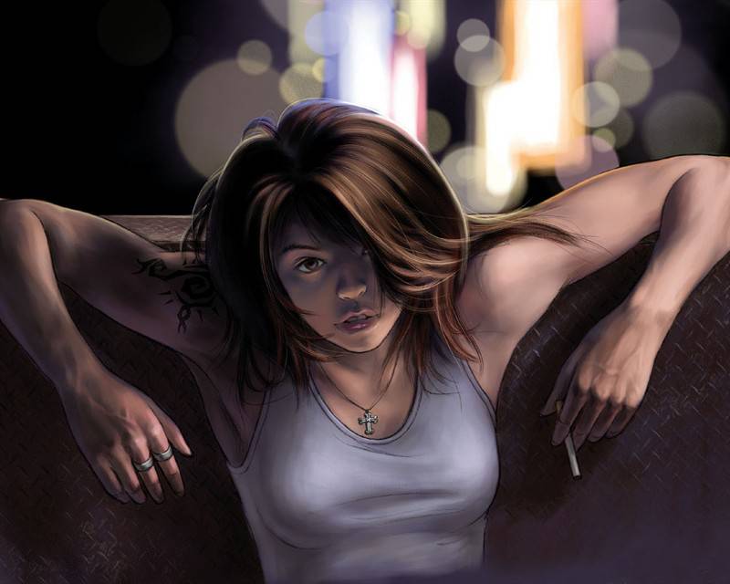 游戏中的女性形象原画大全