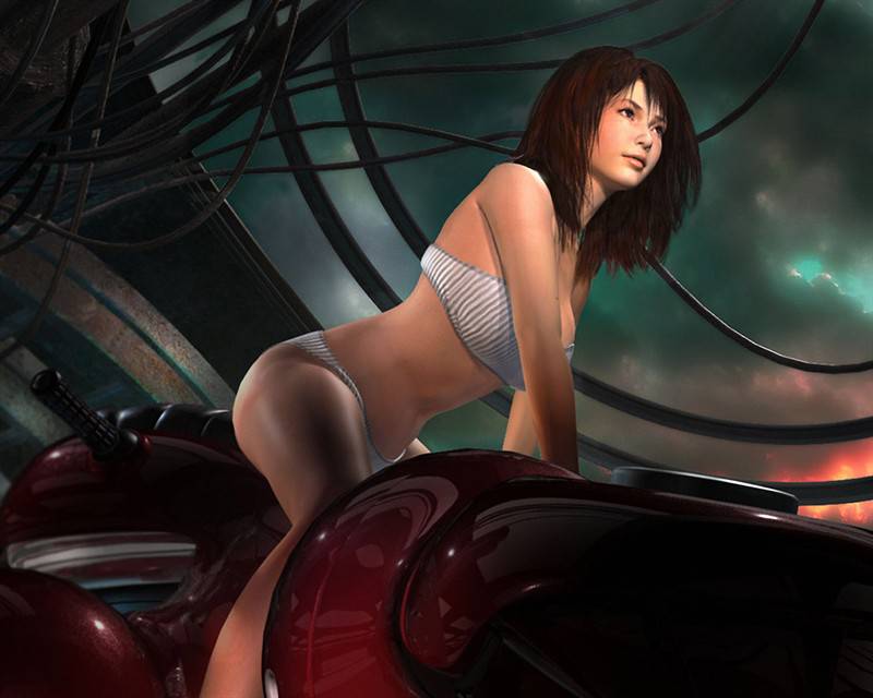 游戏中的女神高清桌面壁纸