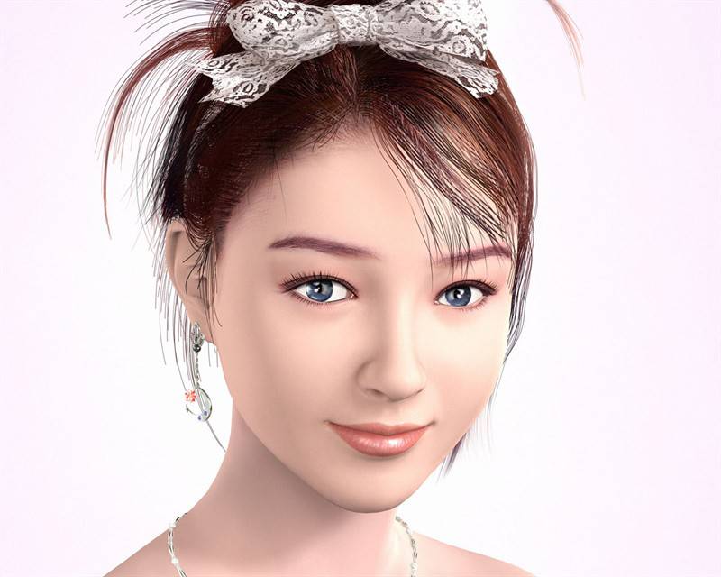 游戏中的女神高清桌面壁纸