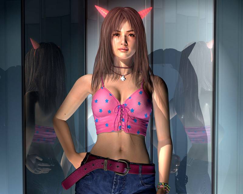 游戏中的女神高清桌面壁纸