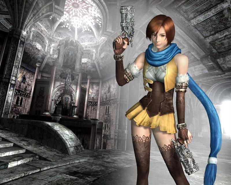 游戏中的美女战士高清壁纸精选