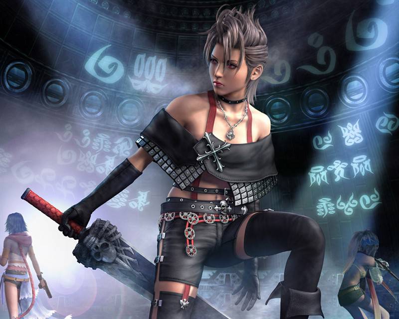 游戏中的美女战士高清壁纸精选