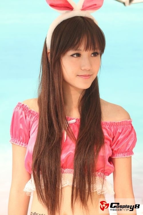 狂野美女cosplay兔女郎写真