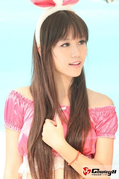 狂野美女cosplay兔女郎写真