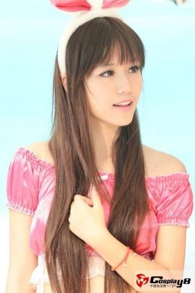 狂野美女cosplay兔女郎写真