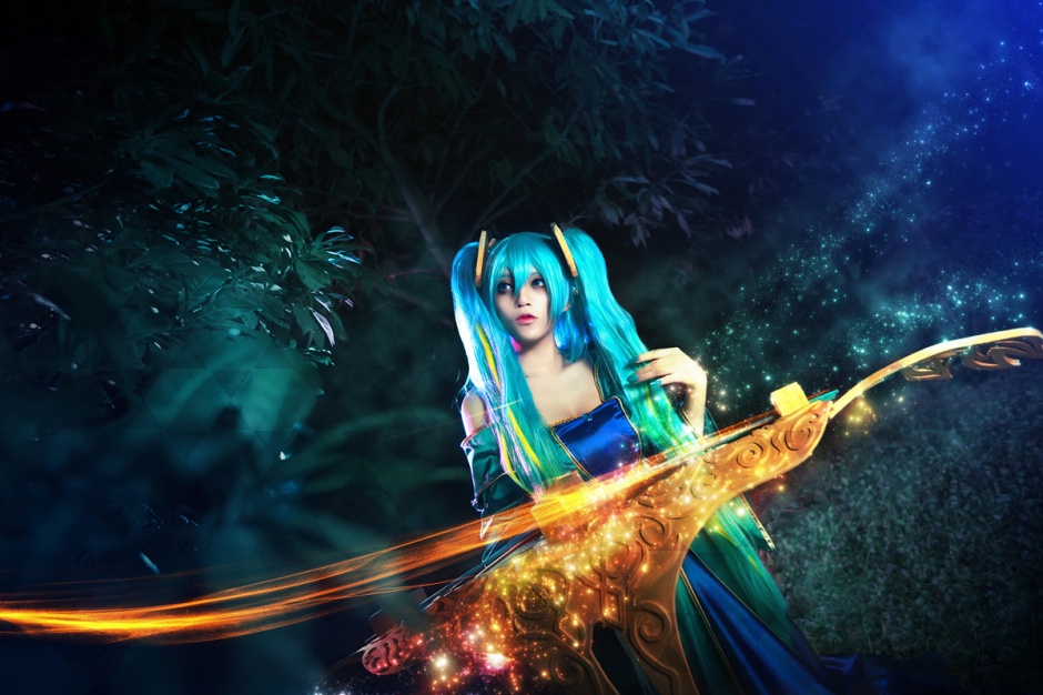 英雄联盟cosplay琴女写真集