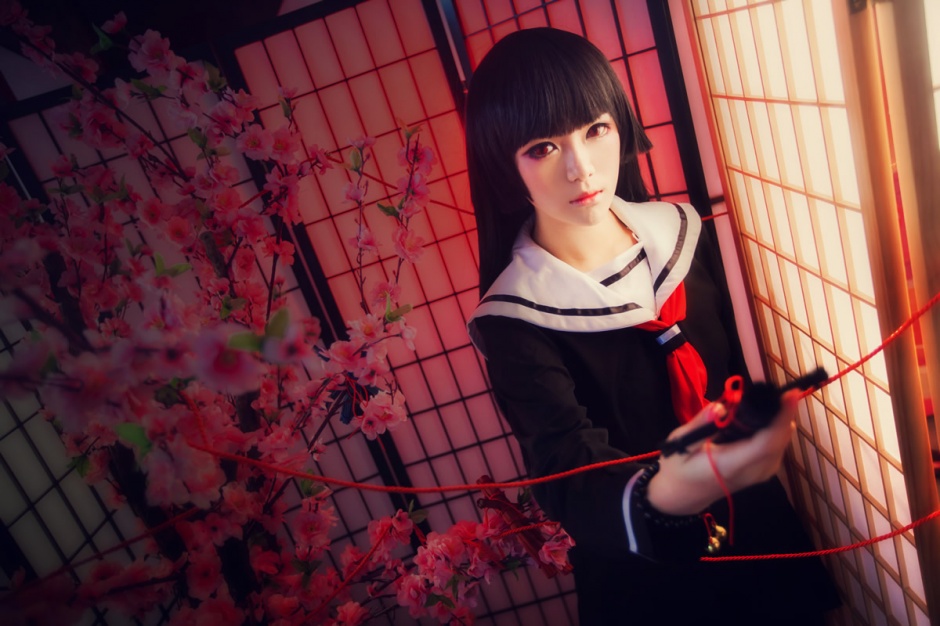 地狱少女cosplay美女图片