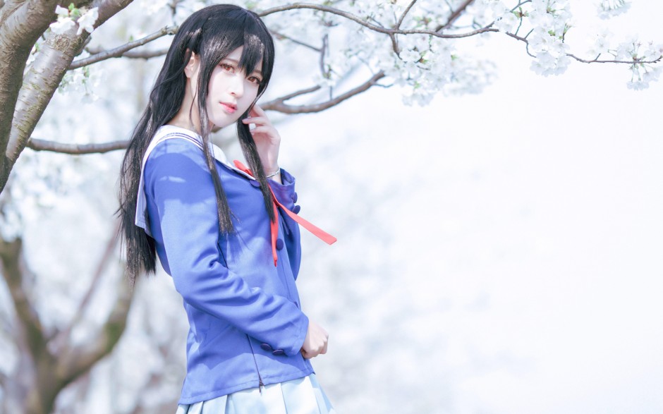 境界的彼方cosplay美女图片