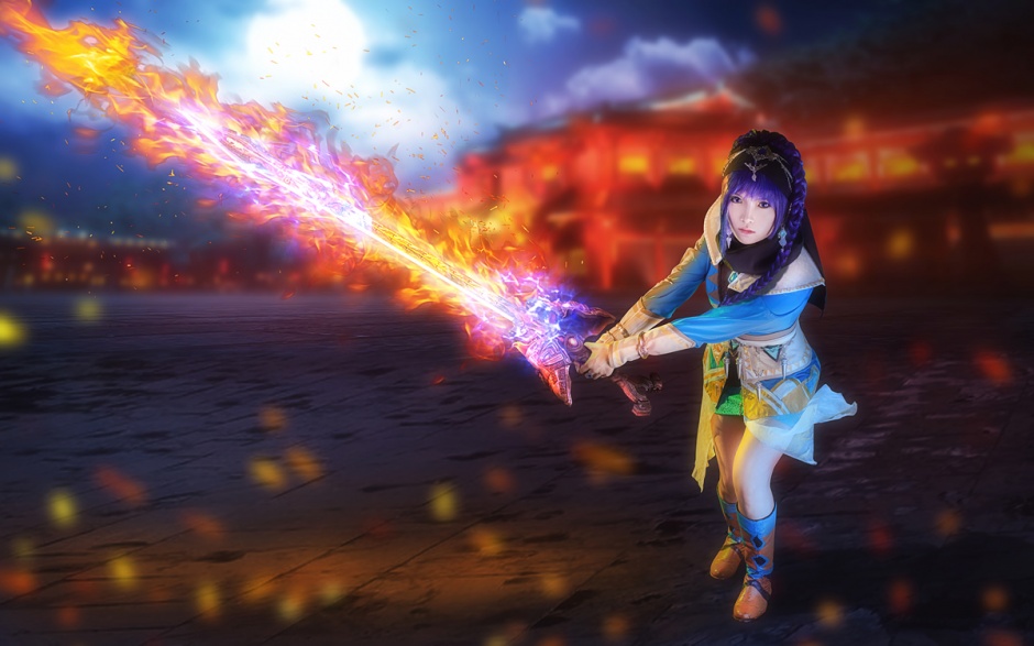 秦时明月小黎cosplay美女图片