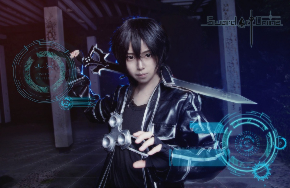 刀剑神域cos桐人图片赏析