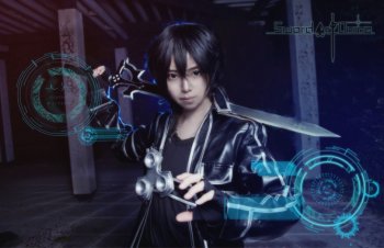 刀剑神域cos桐人图片赏析