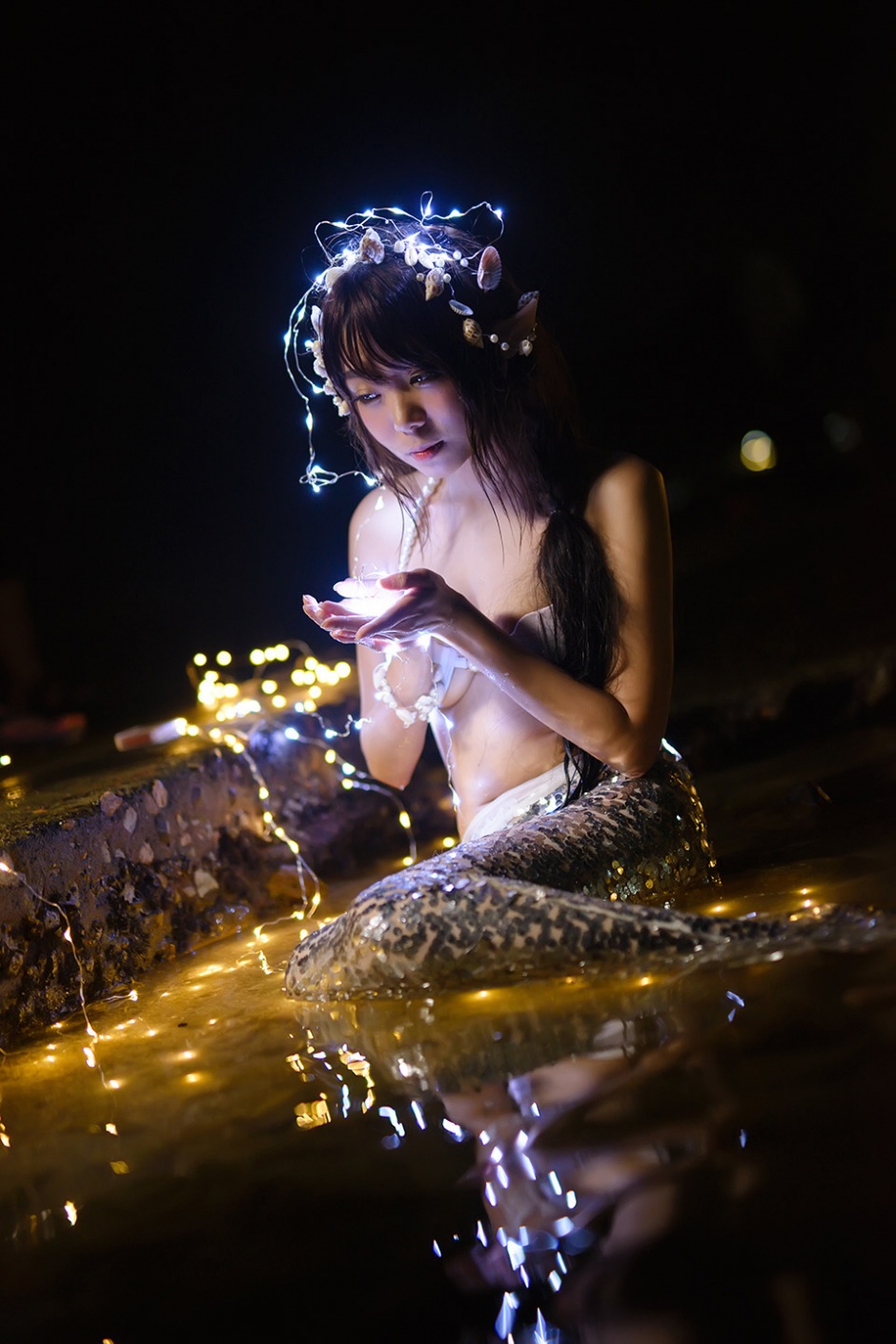 美丽的美人鱼cosplay美女图片