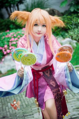 千夜文化葱酱狐妖cos图片赏析