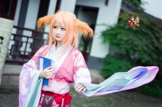 千夜文化葱酱狐妖cos图片赏析