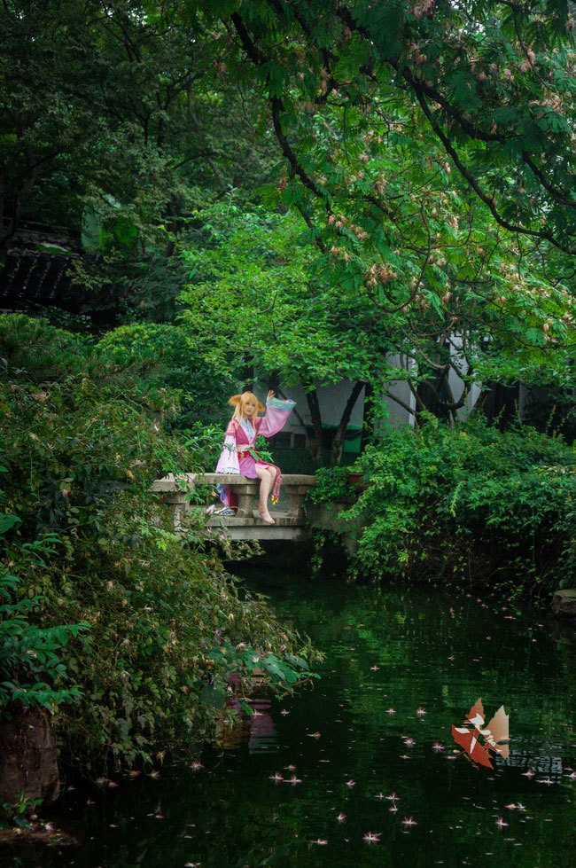 千夜文化葱酱狐妖cos图片赏析