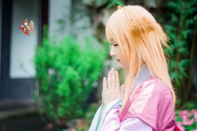 千夜文化葱酱狐妖cos图片赏析