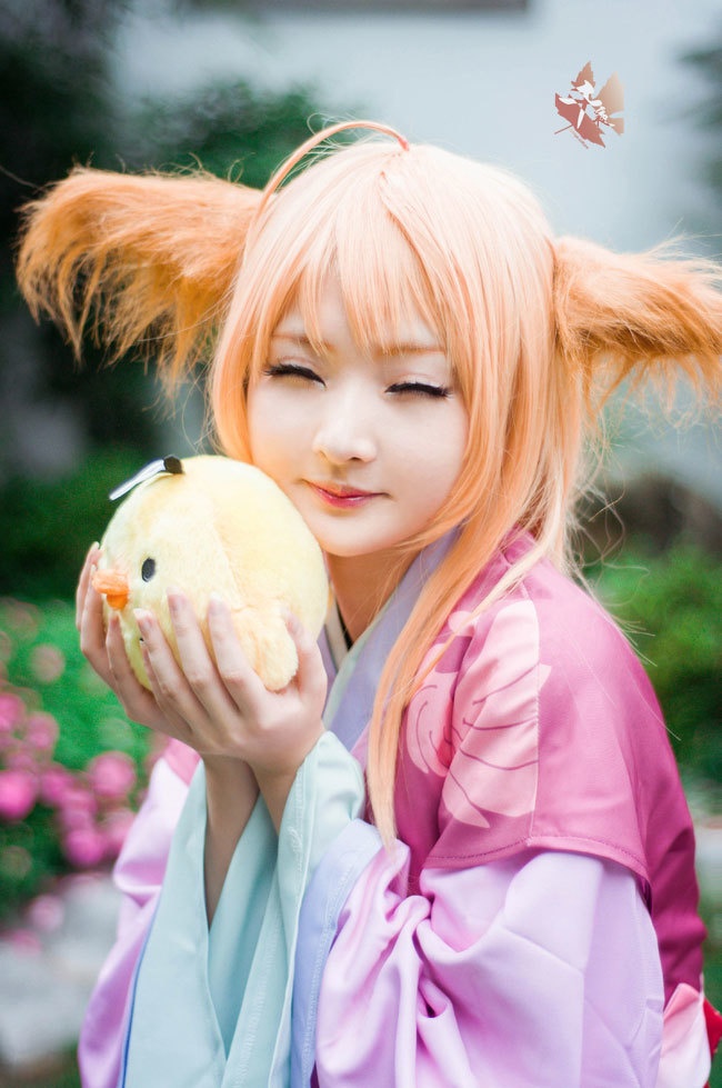 千夜文化葱酱狐妖cos图片赏析