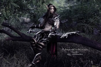 亡灵女王希尔瓦娜斯cos路西高清图