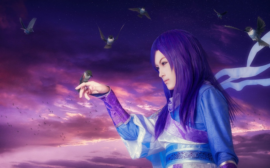 秦时明月白凤COS高清图片