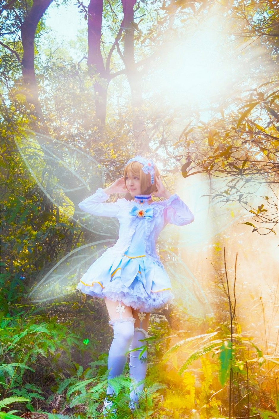 国产美女cosplay花仙子图片