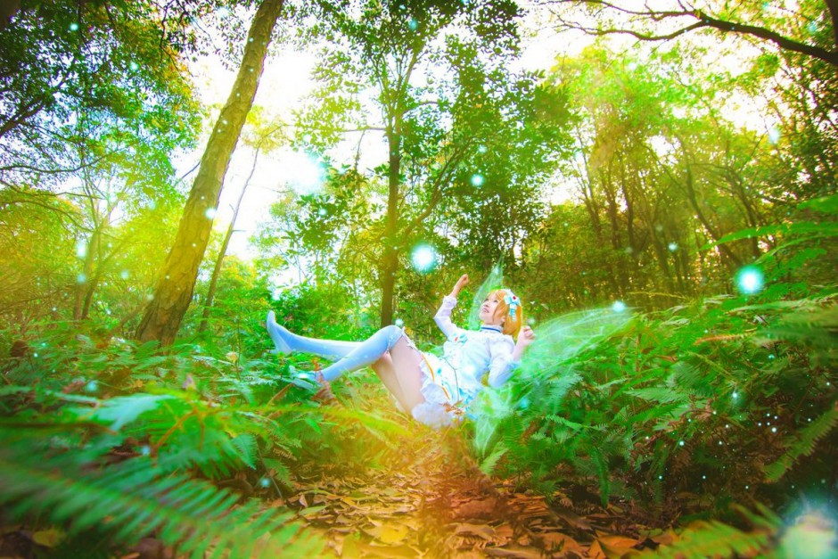 国产美女cosplay花仙子图片