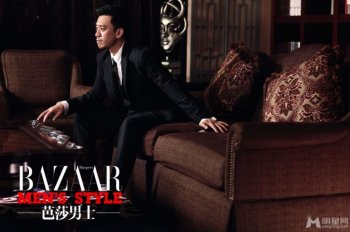 王学兵彰显成熟男人绅士风度写真