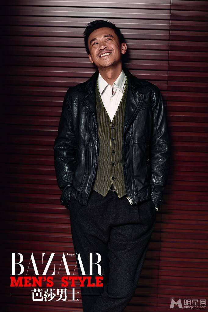 王学兵彰显成熟男人绅士风度写真