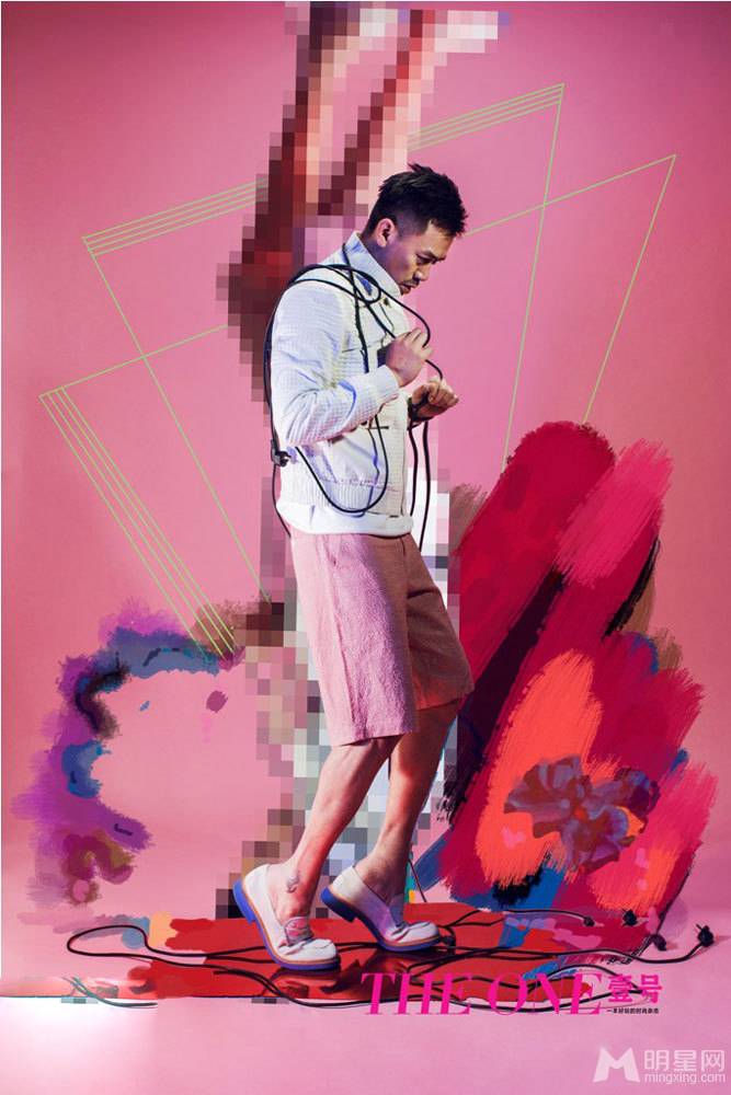 王学兵演绎炫彩动感创意写真