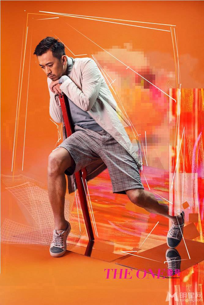 王学兵演绎炫彩动感创意写真