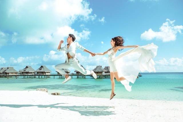 佟丽娅陈思诚浪漫唯美婚纱照