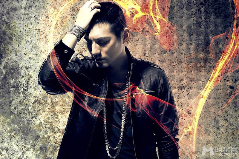 严屹宽尽显型男狂野风范