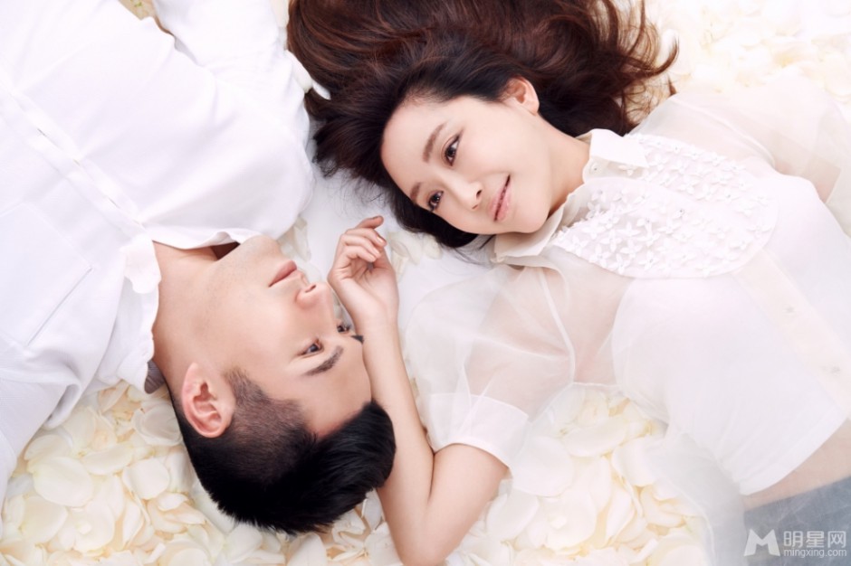 严屹宽杜若溪幸福浪漫情侣写真