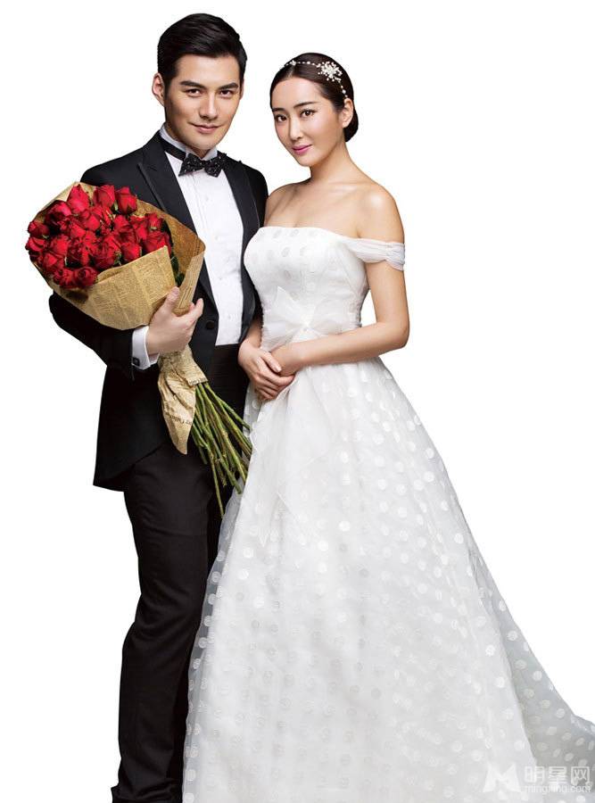 严屹宽杜若溪爱意浓浓创意婚纱照