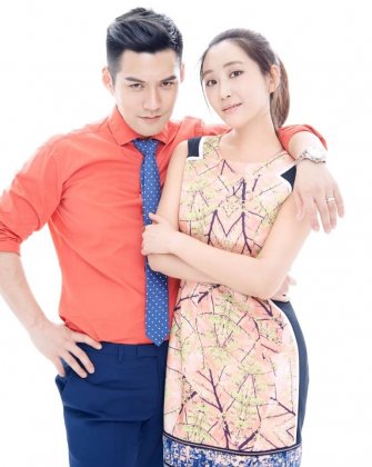 严屹宽杜若溪俊男靓女甜蜜情侣写真