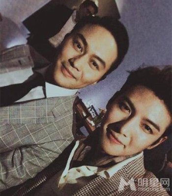 张智霖池昌旭英俊帅气合照