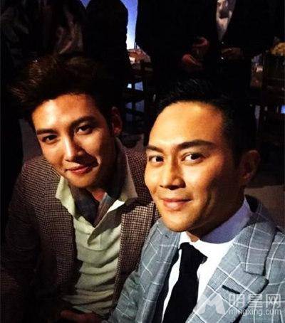 张智霖池昌旭英俊帅气合照