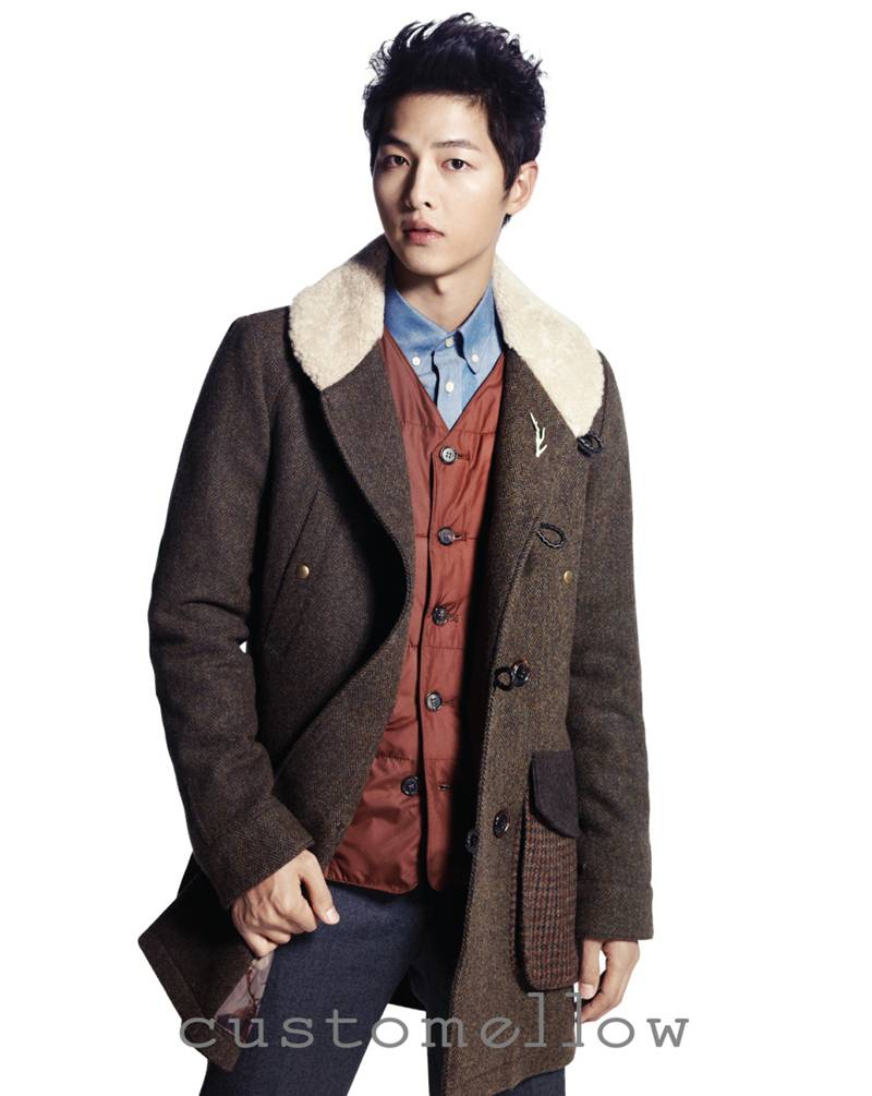 韩国男演员宋仲基代言时尚服饰宣传照