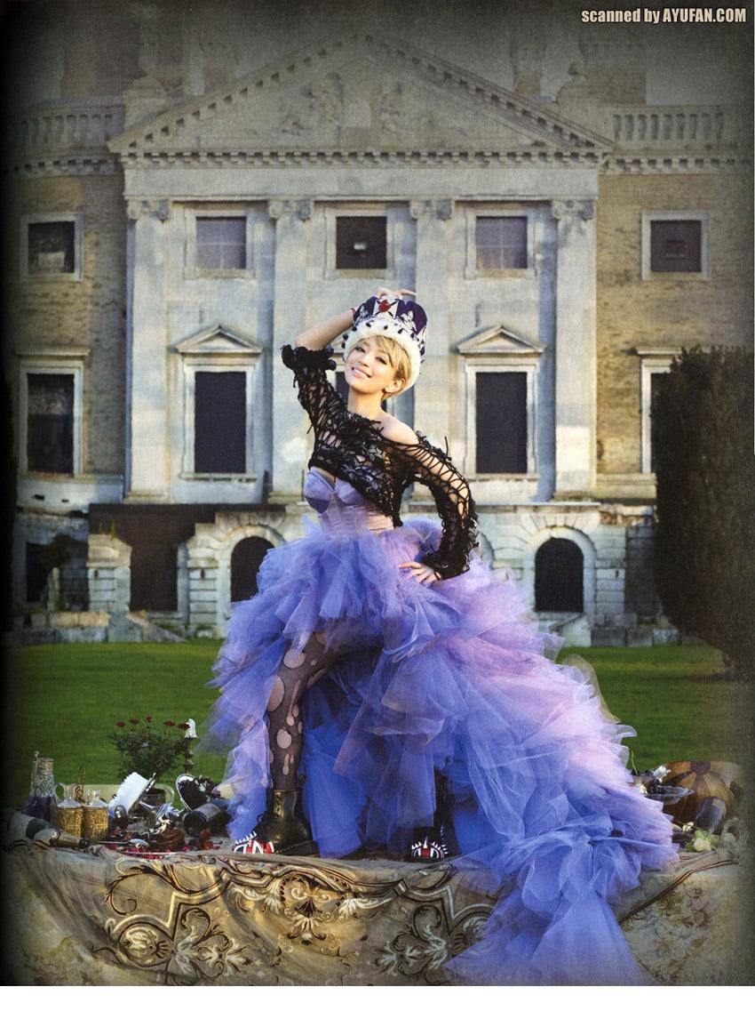 滨崎步化身性感小公主唯美写真