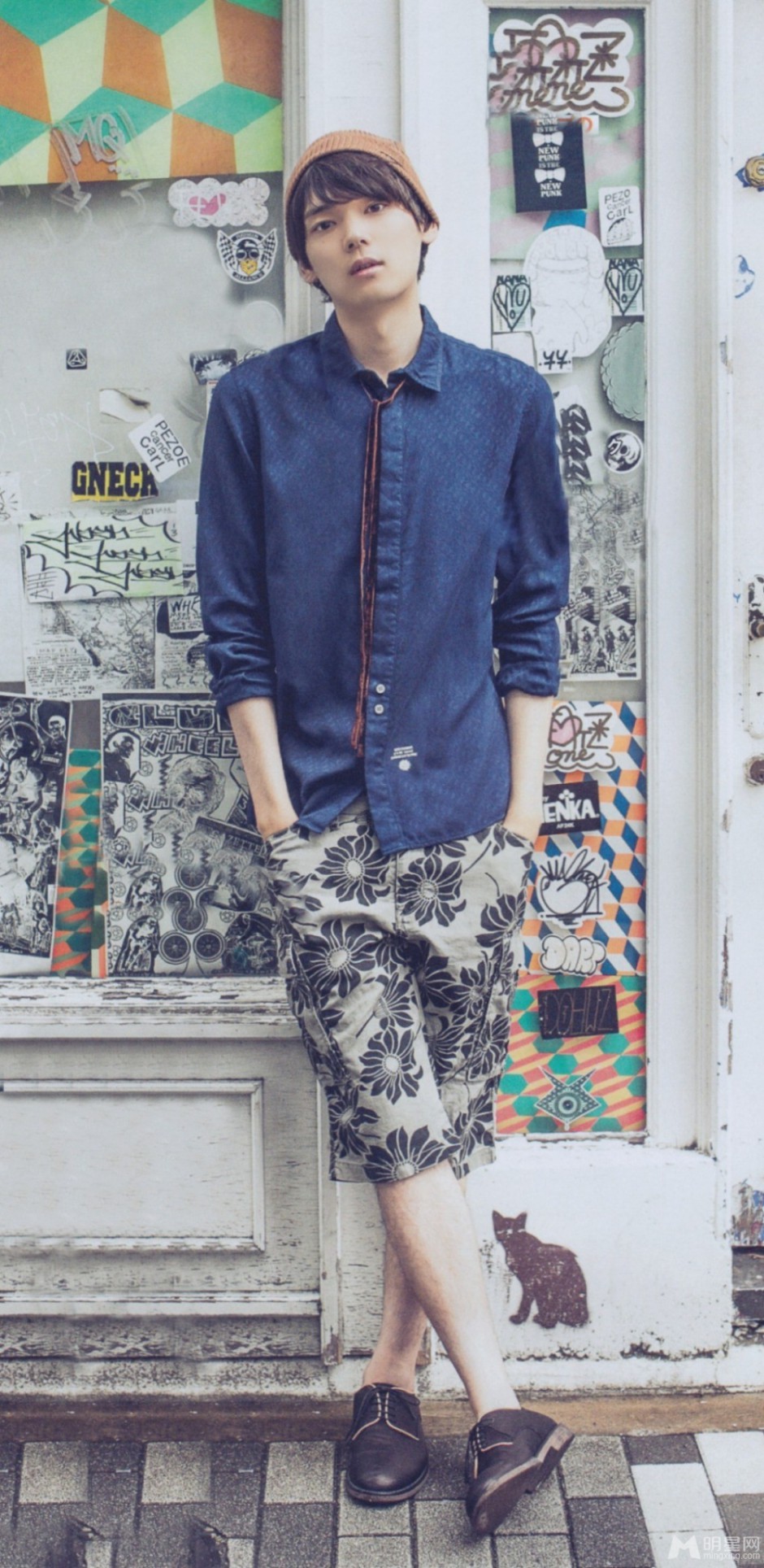 新一代男神古川雄辉时尚潮流街拍照