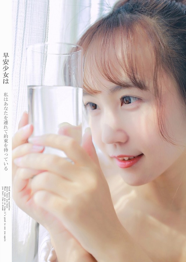 早安少女性感吊带睡衣清新诱人唯美写真