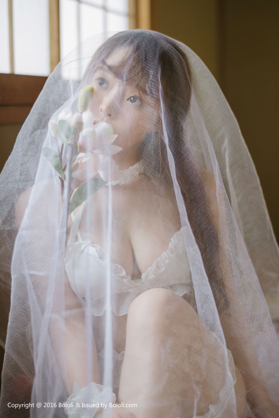 柳侑绮白色婚纱唯美少女风格写真-[BoLoli波萝社新刊] BOL.090
