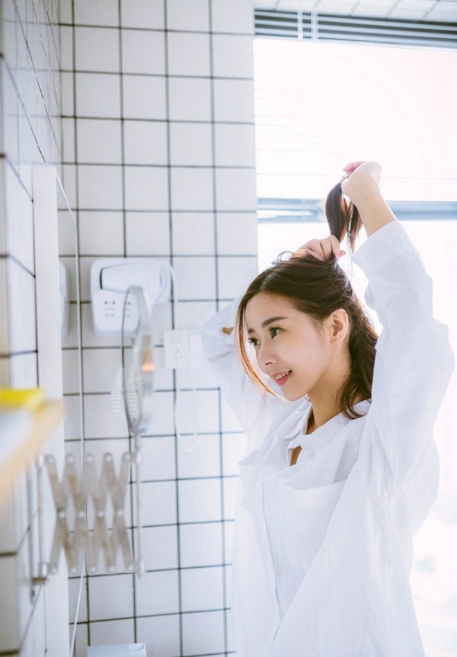 居家美女清纯甜美俏皮可爱唯美私房写真